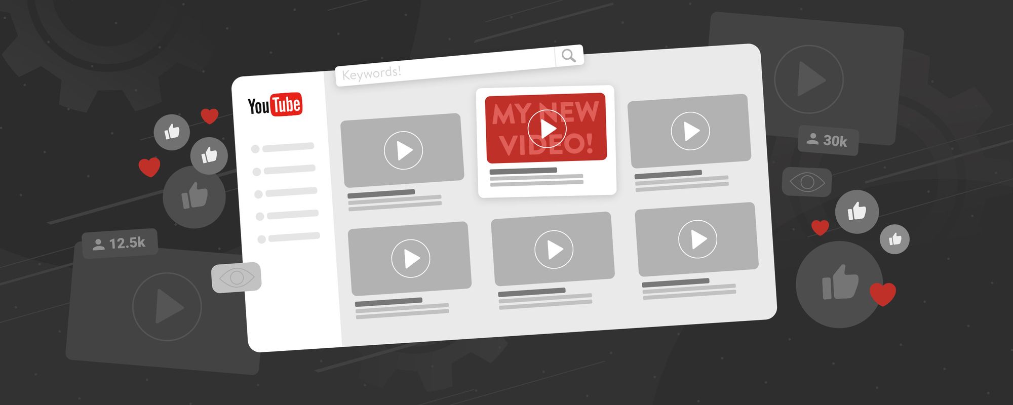 Image showing a video being shown prominently by YouTube's algorithm.
