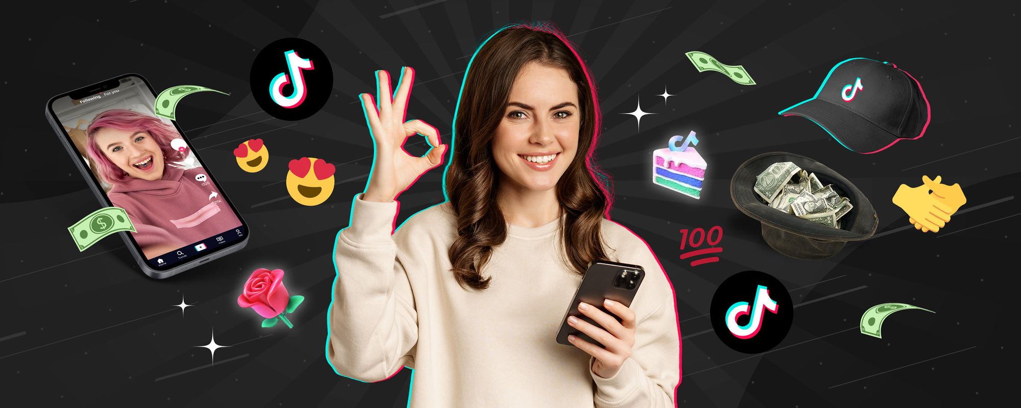 A creator that is making money on TikTok.