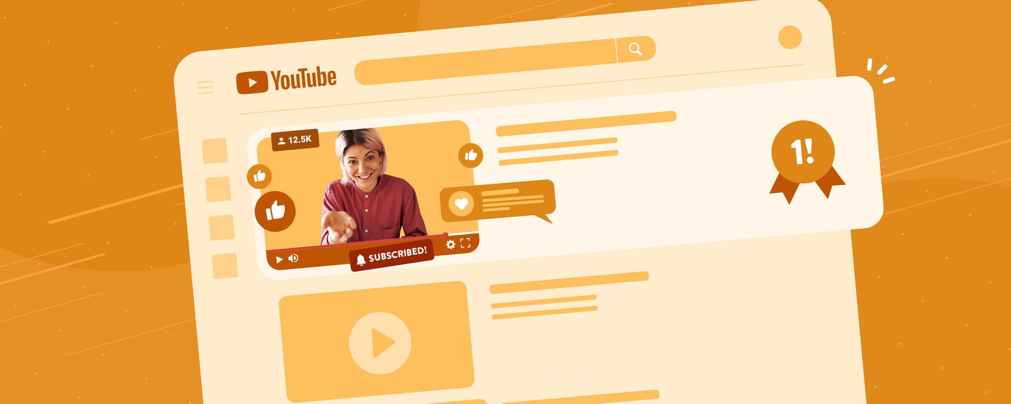 Image of a video ranking top on YouTube to show how a creator can get more YouTube impressions.